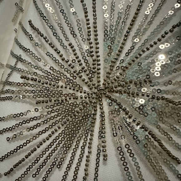 Trina Trurk Gold Sequin Sleeveless Dress - Picture 6 of 9